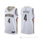 Camiseta J.j. Redick #4 New Orleans Pelicans Association Blanco