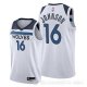 Camiseta James Johnson #16 Minnesota Timberwolves Association 2019-20 Blanco