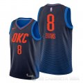 Camiseta Jawun Evans #8 Oklahoma City Thunder Statement Azul