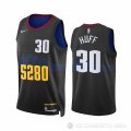 Camiseta Jay Huff #30 Denver Nuggets Ciudad 2023-24 Negro