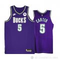 Camiseta Jevon Carter #5 Milwaukee Bucks Classic 2022-23 Violeta
