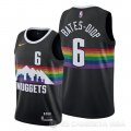 Camiseta Keita Bates-Diop #6 Denver Nuggets Ciudad 2019-20 Negro