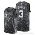 Camiseta Keldon Johnson #3 San Antonio Spurs Ciudad 2019-20 Camuflaje