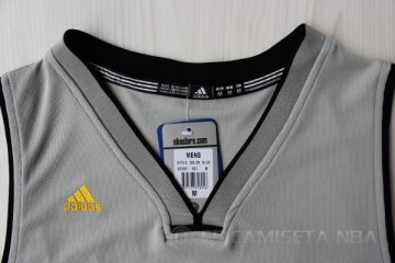 Camiseta Kobe Bryant2 #24 Los Angeles Lakers Gris