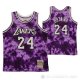 Camiseta Kobe Bryant NO 24 Los Angeles Laker Galaxy Violeta