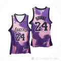 Camiseta Kobe Bryant NO 24 Los Angeles Lakers Fashion Royalty Violeta