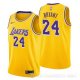 Camiseta Kobe Bryant #24 Los Angeles Lakers Icon 2018-19 Amarillo