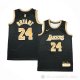 Camiseta Kobe Bryant #24 Los Angeles Lakers Select Series Oro Negro