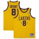 Camiseta Kobe Bryant #8 Los Angeles Lakers Mitchell & Ness 1957 Amarillo