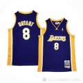 Camiseta Kobe Bryant #8 Los Angeles Lakers Nino Mitchell & Ness 1999-00 Violeta
