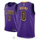 Camiseta Kyle Kuzma #0 Los Angeles Lakers Ciudad 2018 Violeta