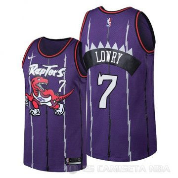 Camiseta Kyle Lowry #7 Toronto Raptors Classic Edition Violeta