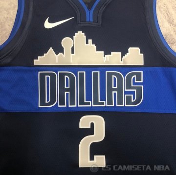 Camiseta Kyrie Irving #2 Dallas Mavericks Statement Azul