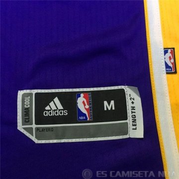 Camiseta Lakers Bryant Autentico #24 Purpura