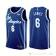 Camiseta LeBron James NO 6 Los Angeles Lakers Classic 2021-22 Azul