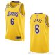 Camiseta LeBron James #6 Los Angeles Lakers Icon 2022-23 Amarillo