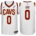 Camiseta Love #0 Cleveland Cavaliers Autentico 2017-18 Blanco