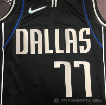 Camiseta Luka Doncic #77 Dallas Mavericks Select Series Negro