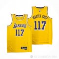 Camiseta Master Chief NO 117 Los Angeles Lakers x X-BOX Amarillo