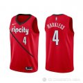 Camiseta Maurice Harkless #4 Portland Trail Blazers Earned Rojo