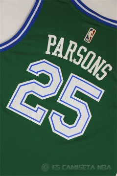 Camiseta Parsons #25 Dallas Mavericks Verde