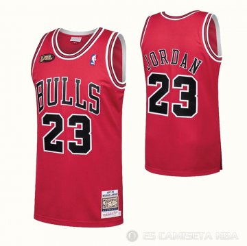 Camiseta Michael Jordan #23 Chicago Bulls 1997-98 NBA Finals Mitchell & Ness Rojo