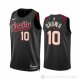 Camiseta Moses Brown #10 Portland Trail Blazers Ciudad 2023-24 Negro