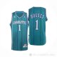 Camiseta Muggsy Bogues #1 Charlotte Hornets Retro Azul