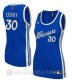 Camiseta Curry Christmas #30 Golden State Warriors Mujer Azul