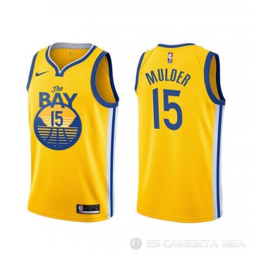 Camiseta Mychal Mulder #15 Golden State Warriors Statement Amarillo