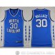 Camiseta North Wallace #30 NCAA Azul