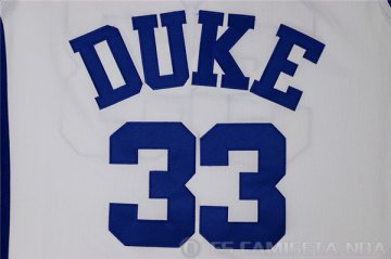 Camiseta Duke Hill #33 NCAA Blanco