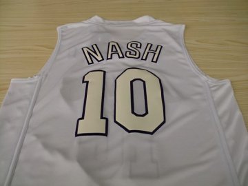 Camiseta Nash #10 Lakers 2012 Navidad Blanco