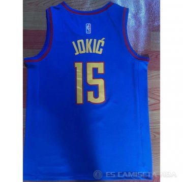 Camiseta Nikola Jokic #15 Denver Nuggets Statement 2022-23 Azul