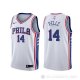 Camiseta Norvel Pelle #14 Philadelphia 76ers Association 2019-20 Blanco