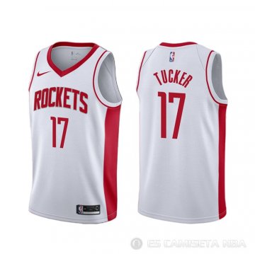 Camiseta P.j. Tucker #17 Houston Rockets Association Blanco