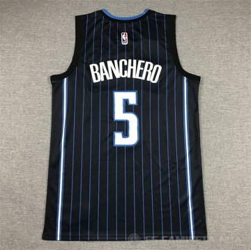 Camiseta Paolo Banchero #5 Orlando Magic Icon 2022-23 Negro