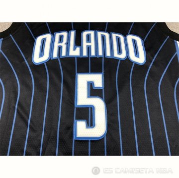 Camiseta Paolo Banchero #5 Orlando Magic Icon 2022-23 Negro