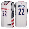 Camiseta Porter #22 Washington Wizards Blanco 2016-17