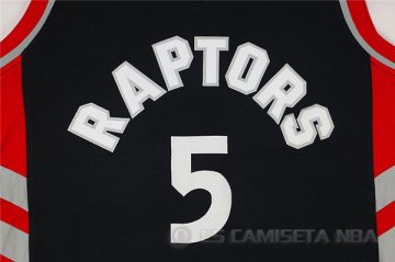 Camiseta Carroll #5 Toronto Raptors Negro