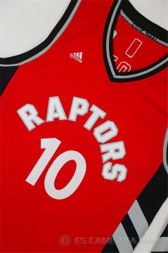 Camiseta Derozan #10 Toronto Raptors Rojo