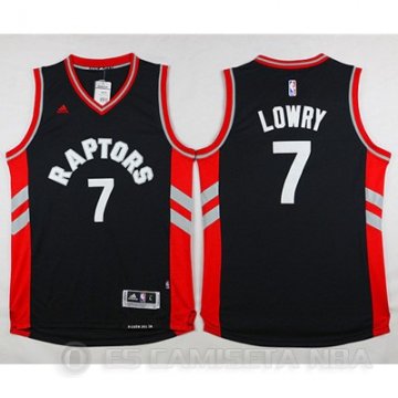 Camiseta Lowry #7 Toronto Raptors Negro