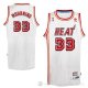 Camiseta Mourning #33 Miami Heat Retro Blanco