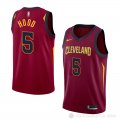 Camiseta Rodney Hood #5 Cleveland Cavaliers Icon 2018 Rojo