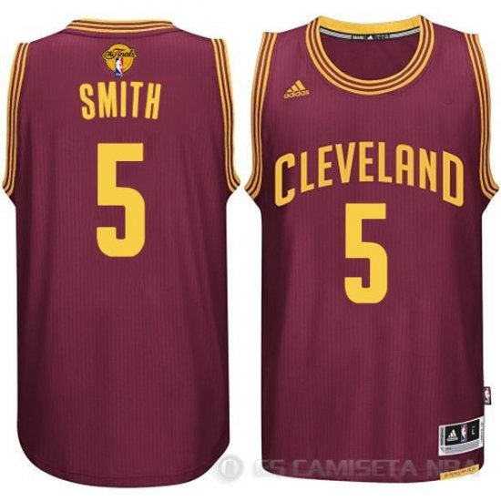 Camiseta Smith #5 Cleveland Cavaliers Rojo Rev30 - Haga un click en la imagen para cerrar