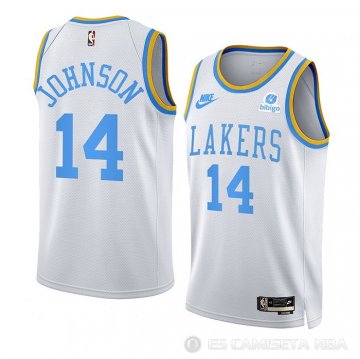 Camiseta Stanley Johnson #14 Los Angeles Lakers Classic 2022-23 Blanco