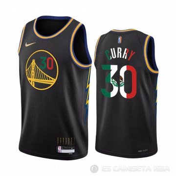 Camiseta Stephen Curry #30 Golden State Warriors 2022 Slam Dunk Special Mexico Edition Negro