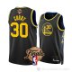 Camiseta Stephen Curry #30 Golden State Warriors Ciudad 2022 NBA Finals Negro