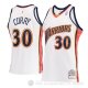 Camiseta Stephen Curry #30 Golden State Warriors Mitchell & Ness 2009-10 Blanco