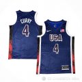 Camiseta Stephen Curry #4 USA 2024 Azul